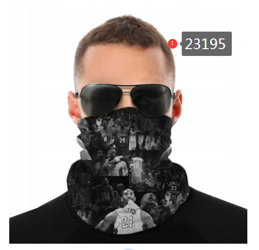 NBA 2021 Los Angeles Lakers #24 kobe bryant 23195 Dust mask with filter->nba dust mask->Sports Accessory
